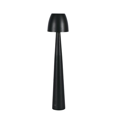 3W wiederaufladbare LED Tischleuchte, schwarz - Dimmbar CCT, 3-Stufen Touch, inkl. USB Kabel