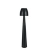 3W wiederaufladbare LED Tischleuchte, schwarz - Dimmbar CCT, 3-Stufen Touch, inkl. USB Kabel