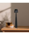 3W wiederaufladbare LED Tischleuchte, schwarz - Dimmbar CCT, 3-Stufen Touch, inkl. USB Kabel