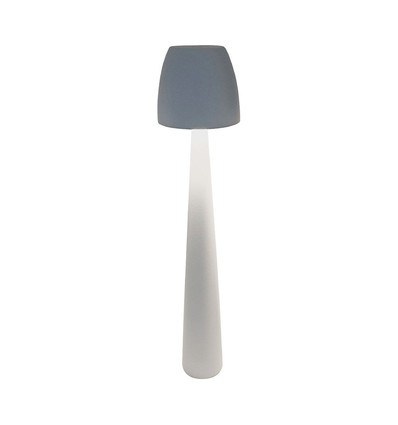 2W-3W wiederaufladbare LED Tischleuchte - Ø8cm, 3-Stufen dimmbar, weiß, inkl. USB-Kabel
