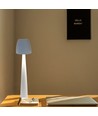 2W-3W wiederaufladbare LED Tischleuchte - Ø8cm, 3-Stufen dimmbar, weiß, inkl. USB-Kabel