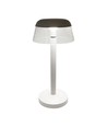 3W wiederaufladbare LED Tischleuchte - Ø13cm, 3-Stufen dimmbar, CCT, weiß, inkl. USB-Kabel