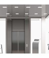 12W 17cm x 17cm LED Einbaupanel - Ausschnitt: 15,5cm x 15,5cm, Maße: 17cm x 17cm, Samsung LED Chip