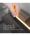5m 10W/m COB-LED Strip - 24V, IP20, 4000K, 1000lm/m, COB LED