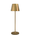 Calida Wiederaufladbare Tischlampe - für den Außenbereich, 2700K, RA97, dimmbar, Messing