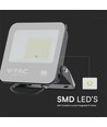 50W LED Fluter - IP65, Schwarz, Arbeitsleuchte, Samsung Chip, 4000K, grau, mattiertes Glas