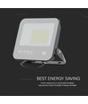 50W LED Fluter - IP65, Schwarz, Arbeitsleuchte, Samsung Chip, 4000K, grau, mattiertes Glas