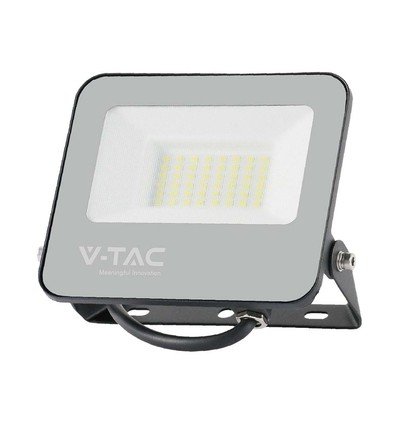 30W LED Fluter, 160lm/W - IP65, schwarzes Gehäuse, graues Glas, 4000K, 5 Jahre Garantie
