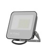 50W LED-Flutlichtstrahler - 160lm/W, 4000K, Schwarzes Gehäuse, grau