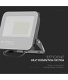 50W LED-Flutlichtstrahler - 160lm/W, 4000K, Schwarzes Gehäuse, grau