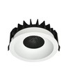 24W Ø13,5cm Blendfreies CCT Downlight RA90 - Ausschnitt: Ø11,5 cm, Maße: Ø13,5 cm, 3 Lichtfarben, weiße Front, Honeycomb