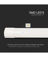 120cm 40W Prismatic LED Leuchte - 120lm/W, 3-in-1 CCT, IP20 Innenbereich
