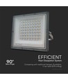 50W LED-Fluter CCT - IP65, graues Gehäuse, 3 Lichtfarben