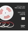 10m 12,5W/m COB-LED Strip Set, 3000K - IP65, 1100lm/m, 286 LED pro Meter, 8mm Breite