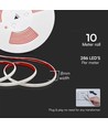 10m 12,5W/m COB-LED Strip Set, 3000K - IP65, 1100lm/m, 286 LED pro Meter, 8mm Breite