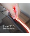 121 LED Streifenlicht 10,5W/m - Rot, 10m/Rolle, 220V, IP65