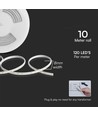 10m 10,5W/m LED Strip - IP65, 120 LED pro Meter, 1100lm/m, Plug & Play