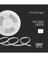 10m 10,5W/m LED Strip, warmweiß - IP65, 120 LED pro Meter, 230V Plug-and-Play