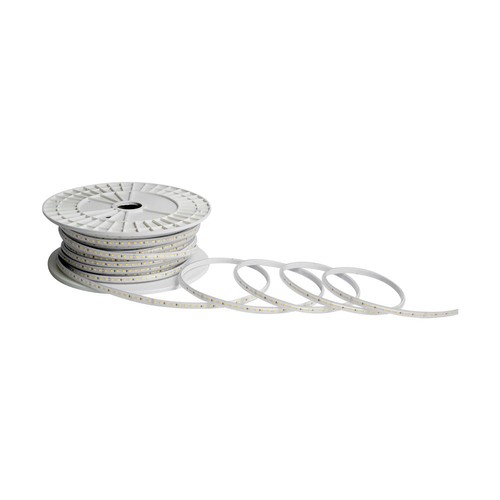 50m 10,5W/m Blauer LED Strip - 121 LED pro Meter, IP65 wasserdicht, 230V, inkl. Stecker