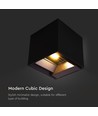 9W Solara schwarze LED Wandleuchte mit Sensor - Solar, IP65, 3-in-1 CCT, 800lm, PIR Sensor