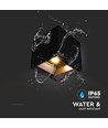 9W Solara schwarze LED Wandleuchte mit Sensor - Solar, IP65, 3-in-1 CCT, 800lm, PIR Sensor