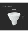 GU5.3 6W LED-Spot - 12V, MR16