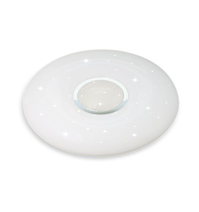 40W Designer Dome LED Deckenleuchte mit Sterneffekt - 4000lm, dimmbar, CCT, Fernbedienung, Ø39cm