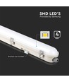 120cm 36W wasserdichte komplette LED Wannenleuchte mit Sensor - 120lm/W, Samsung LED chip, IP65, Mikrowellensensor