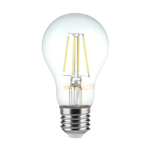 E27 12W LED Filament Leuchtmittel - A60, 1521lm, Klarglas, 4000K