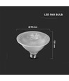 E27 11W LED-Lampe PAR30 - 40° Abstrahlwinkel, Samsung LED-Chip