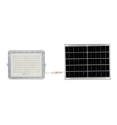 VT LED Solar Scheinwerfer 180W - 6400K, 16000 mAh Akku, 3m Kabel, Intelligente IR-Fernbedienung, Schnellladung, Weiß