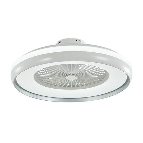 45W Ventilator mit Deckenlicht RF-Steuerung CCT: 3 in 1 - AC-Motor, grauer Ring