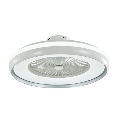 45W Ventilator mit Deckenlicht RF-Steuerung CCT: 3 in 1 - AC-Motor, grauer Ring
