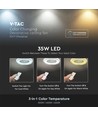 45W Ventilator mit Deckenlicht RF-Steuerung CCT: 3 in 1 - AC-Motor, grauer Ring