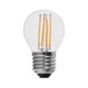 E27 6W LED Kronenlampe - G45, Kohlefaden, klar, 230V