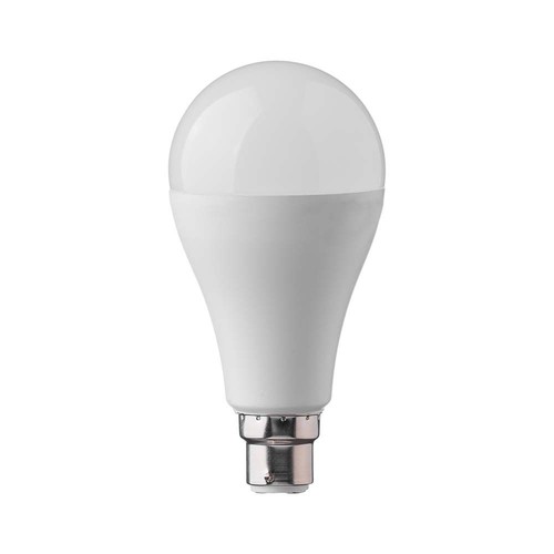 15W Kunststofflampe B22 - Samsung Chip, 4000K, A65