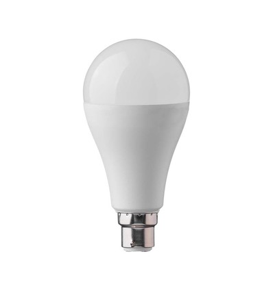 15W Kunststofflampe B22 - Samsung Chip, 4000K, A65
