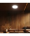 60W LED Deckenleuchte in Holzoptik, dimmbar - 6000lm, Ø49cm, CCT, inkl. Fernbedienung