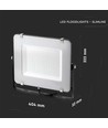 150W LED-Flutlicht - Samsung LED-Chip, Arbeitsleuchte, Außenbereich
