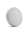 18W dimmbare LED-Deckenleuchte - Ø22,5cm, Höhe: 3,9cm, weißer Rand