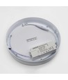 18W dimmbare LED-Deckenleuchte - Ø22,5cm, Höhe: 3,9cm, weißer Rand