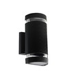 LED Wandleuchte Schwarz E27 IP44