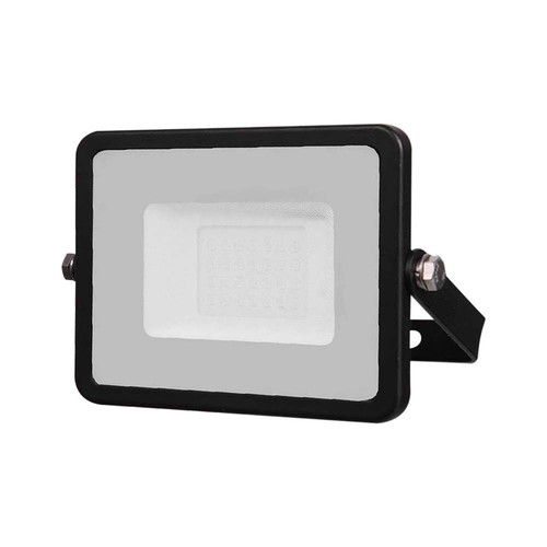 20W Fluter - Samsung Chip, 1m Kabel, 3000K, schwarzes Gehäuse, schwarzes Glas