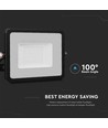 20W Fluter - Samsung Chip, 1m Kabel, 3000K, schwarzes Gehäuse, schwarzes Glas