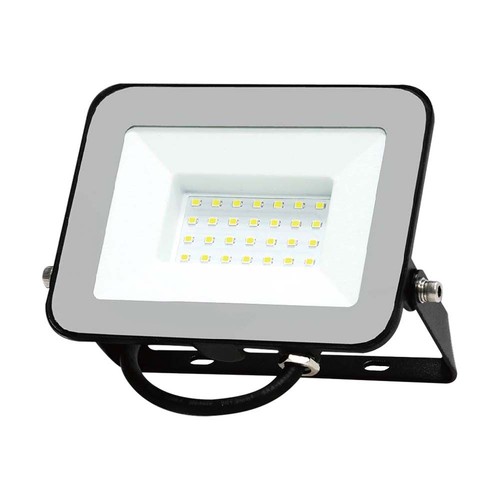30W LED Fluter mit Samsung LED Chip - 80lm/W, IP65, schwarz, 4000K, Außen/Innen