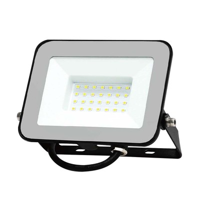 30W LED Fluter mit Samsung LED Chip - 80lm/W, IP65, schwarz, 4000K, Außen/Innen