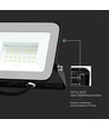 30W LED Fluter mit Samsung LED Chip - 80lm/W, IP65, schwarz, 4000K, Außen/Innen