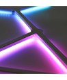 Hexa-Light RGBIC Komplettset - 9 Lichtschienen, Wandmontage, Bluetooth-App, USB