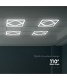 Hexagon Diamant 60x60 LED-Panel, 60W - 100lm/W, weißer Rand