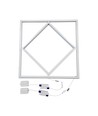 Hexagon Diamant 60x60 LED-Panel, 60W - 100lm/W, weißer Rand